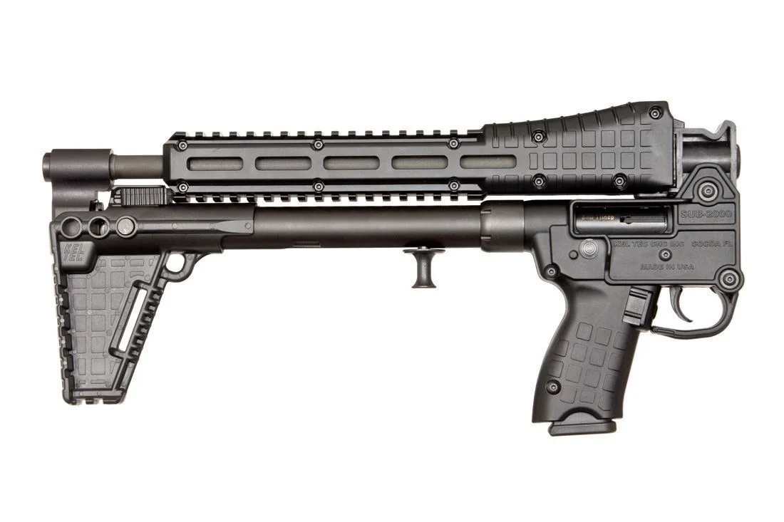 KelTec SUB-2000 G2 9mm Rifle 10rd M-LOK M&P Mags Adj Stock Blued Tan Finish - Image 2