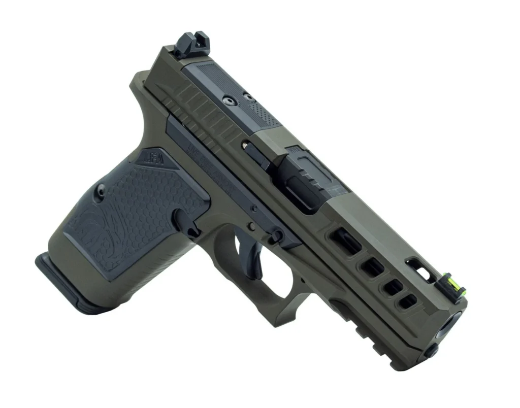 LFA LF AMPX Pistol G19X Frame 9mm 3.9 in. Barrel 17Rd OD green
