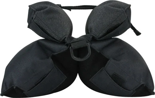 LYMAN MATCH BENCH SHOOTING BAG - FILLED BLACK NYLON/SUEDE - Image 2