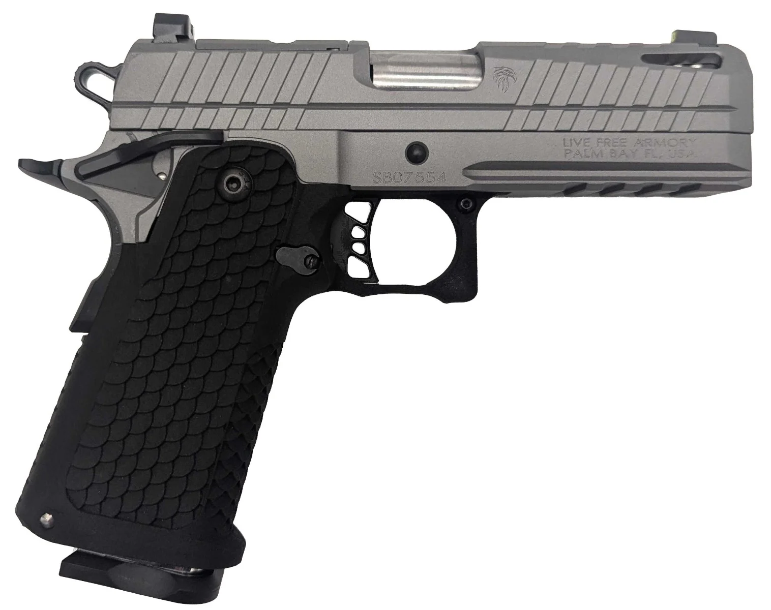 LFA Apollo 11 Compact Pistol - 9mm | Grey | 4.1" Ported | 1x17rd Mag